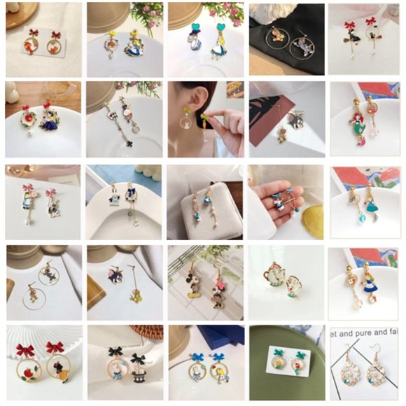 ๐50% OFF/3+...Asymmetrical Kiki and Jiji Earrings - Picture 6 of 6